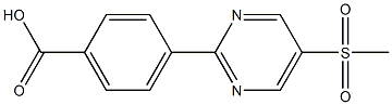 4-(5-(methylsulfonyl)pyrimidin-2-yl)benzoic acid