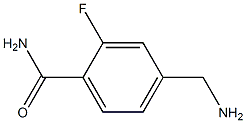 4-(aminomethyl)-2-fluorobenzamide Struktur