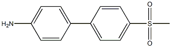 4'-(methylsulfonyl)biphenyl-4-amine Struktur