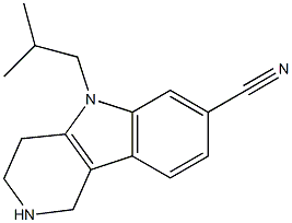  5-isobutyl-2,3,4,5-tetrahydro-1H-pyrido[4,3-b]indole-7-carbonitrile