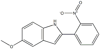  5-methoxy-2-(2-nitrophenyl)-1H-indole