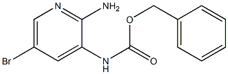 (2-Amino-5-bromo-pyridin-3-yl)-carbamic acid benzyl ester Structure