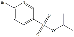 Isopropyl 6-bromopyridine-3-sulfonate Structure