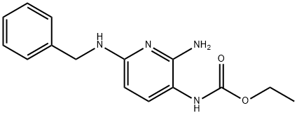 ethyl (2-amino-6-(benzylamino)pyridin-3-yl)carbamate Struktur