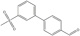 3'-(methylsulfonyl)-[1,1'-biphenyl]-4-
carbaldehyde Structure