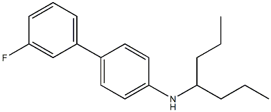 3-氟-4'-庚基-4-氨基联苯,,结构式