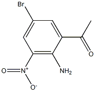 1-(2-Amino-5-bromo-3-nitro-phenyl)-ethanone Struktur