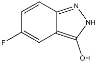 5-Fluoro-2H-indazol-3-ol Struktur