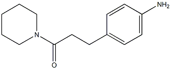 3-(4-aminophenyl)-1-(piperidin-1-yl)propan-1-one Structure