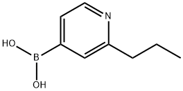 (2-propylpyridin-4-yl)boronic acid 结构式