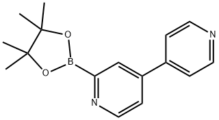 2-(4,4,5,5-tetramethyl-1,3,2-dioxaborolan-2-yl)-4,4'-bipyridine Structure