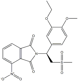 (S)-2-(1-(3-ethoxy-4-methoxyphenyl)-2-(methylsulfonyl)ethyl)-4-nitroisoindoline-1,3-dione