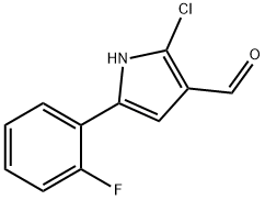2-chloro-5-(2-fluorophenyl)-1H-pyrrole-3-carbaldehyde|沃诺拉赞杂质50