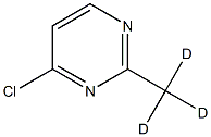 4-Chloro-2-(methyl-d3)pyrimidine Structure
