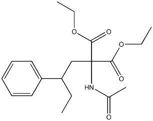 二乙基 2-乙酰氨基-2-(2-苯基丁基)丙二酸酯