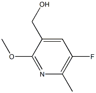 (5-FLUORO-2-METHOXY-6-METHYLPYRIDIN-3-YL)METHANOL Struktur