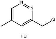 3-(CHLOROMETHYL)-5-METHYLPYRIDAZINE HCL 化学構造式