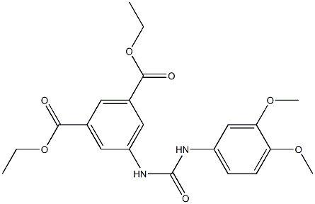 diethyl 5-(3-(3,4-dimethoxyphenyl)ureido)isophthalate
