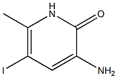3-Amino-5-iodo-6-methyl-1H-pyridin-2-one Structure