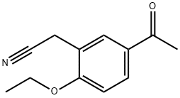 Acetonitrile, (5-acetyl-2-ethoxyphenyl)- (6CI) Structure