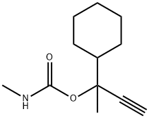 Carbamic acid, methyl-, 1-cyclohexyl-1-methyl-2-propynyl ester (6CI) Structure
