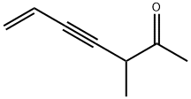 6-Hepten-4-yn-2-one, 3-methyl- (6CI) Structure