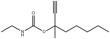 Carbamic acid, ethyl-, 1-methyl-1-pentyl-2-propynyl ester (6CI),100453-01-8,结构式