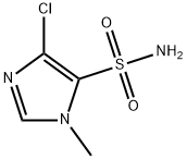 Imidazole-5-sulfonamide, 4-chloro-1-methyl- (6CI) Struktur