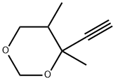 m-Dioxane, 4-ethynyl-4,5-dimethyl- (6CI) Structure