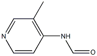 Formamide, N-(3-methyl-4-pyridyl)- (6CI) Structure