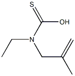 Carbamic  acid,  ethyl(2-methylallyl)thio-  (6CI) 化学構造式
