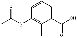 o-Toluic acid, 3-acetamido- (6CI) 化学構造式