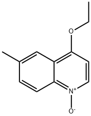 6-甲基-4-乙氧基喹啉氮氧化物, 105104-87-8, 结构式