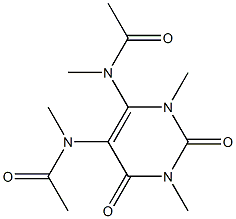 Uracil,  1,3-dimethyl-5,6-bis(N-methylacetamido)-  (6CI) Structure