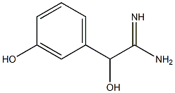 Mandelamidine,  m-hydroxy-  (6CI) Struktur