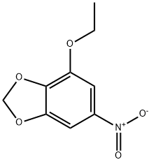 Benzene, 1-ethoxy-2,3-methylenedioxy-5-nitro- (6CI) Structure