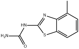 Urea, (4-methyl-2-benzothiazolyl)- (6CI) Structure