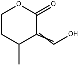 Valeric acid, 5-hydroxy-2-(hydroxymethylene)-3-methyl-, delta-lactone (6CI) Structure