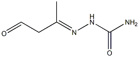 Acetoacetaldehyde, semicarbazone (6CI) Structure