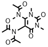 Diacetamide,  N-(1,2,3,4-tetrahydro-1,3-dimethyl-6-N-methylacetamido-2,4-dioxo-5-pyrimidinyl)-  (6CI) Structure