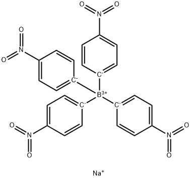 Borate(1-), tetrakis(4-nitrophenyl)-, sodiuM (9CI) Structure