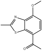 Ketone, 4-methoxy-2-methyl-7-benzothiazolyl methyl (8CI) Structure