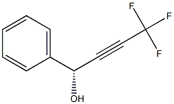 Benzenemethanol, -alpha--(3,3,3-trifluoro-1-propynyl)-, (-alpha-R)- (9CI) Structure