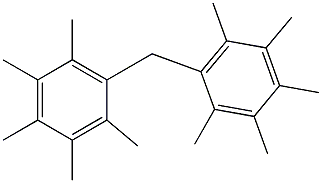 Benzene,1,1'-methylenebis[2,3,4,5,6-pentamethyl- (9CI),5082-88-2,结构式