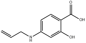 Salicylic acid, 4-(allylamino)- (5CI) 结构式