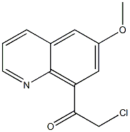 Ketone,  chloromethyl  6-methoxy-8-quinolyl  (5CI) Structure