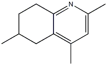 Quinoline, 5,6,7,8-tetrahydro-2,4,6-trimethyl- (5CI) Structure