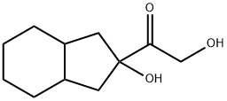 Ketone, hexahydro-1-hydroxy-1-indanyl hydroxymethyl (5CI) Structure