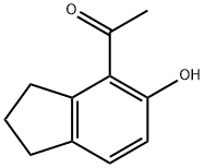 Ketone, 5-hydroxy-4-indanyl methyl (5CI) Structure