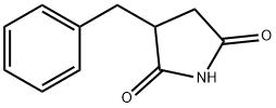 3-苯甲基吡咯烷-2,5-二酮 结构式